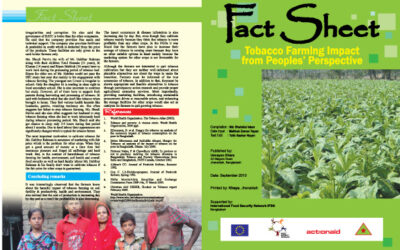Tobacco Farming Impact from Peoples’ Perspective